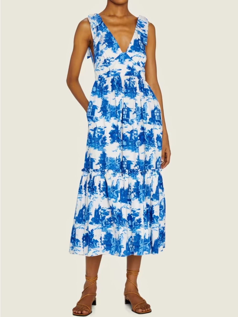 Cara Cara Natasha dress in Venetian Blue Story